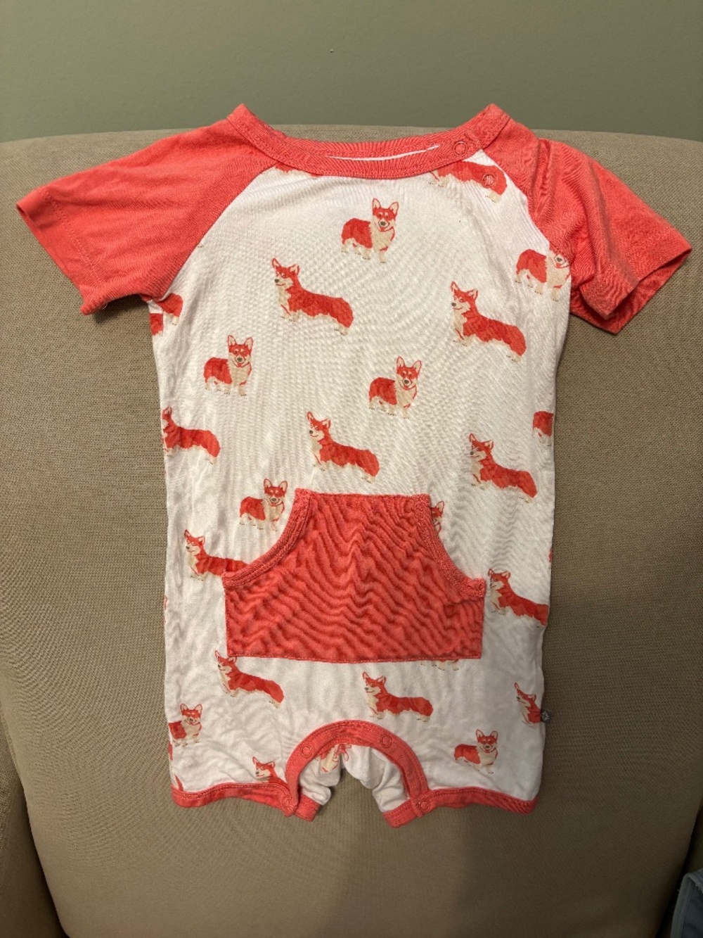 Kyte Baby Corgi Shortall Romper